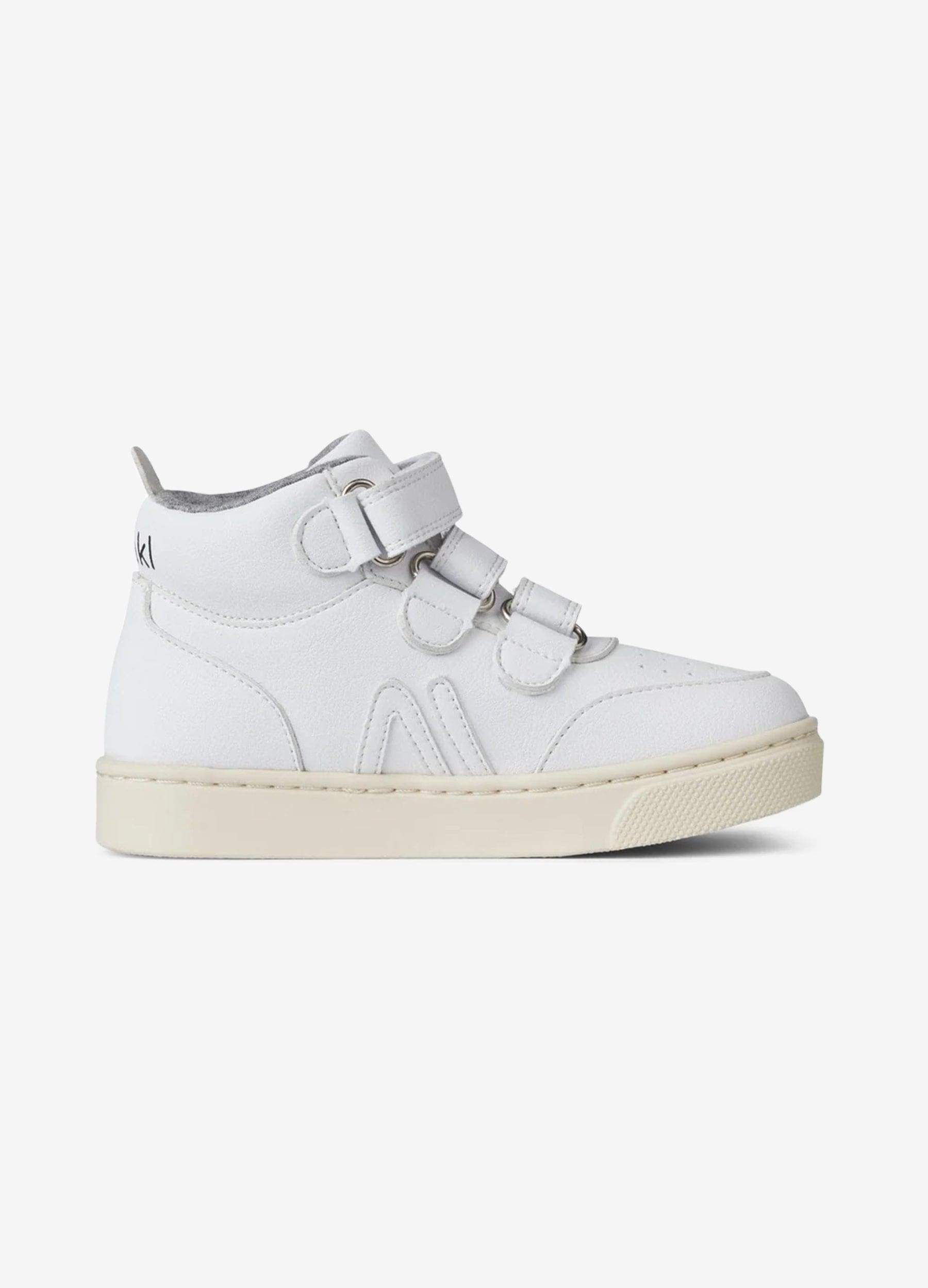 ASK - Fodformet Mid-Hi Sneaker - Natural White