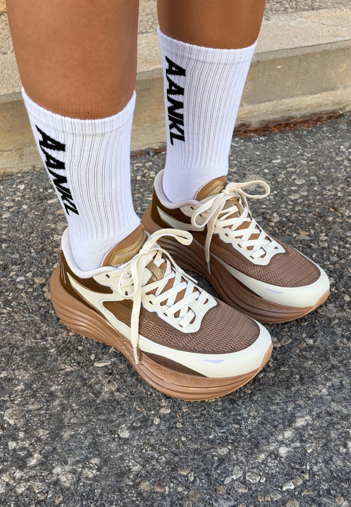 AANKL MOVE - Brown/Cream